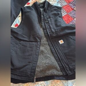 Carhartt Black Sherpa Vest